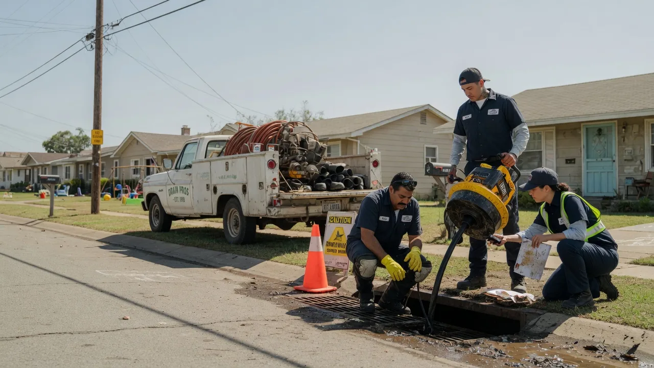 Drain Cleaning in Hooks, TX near me